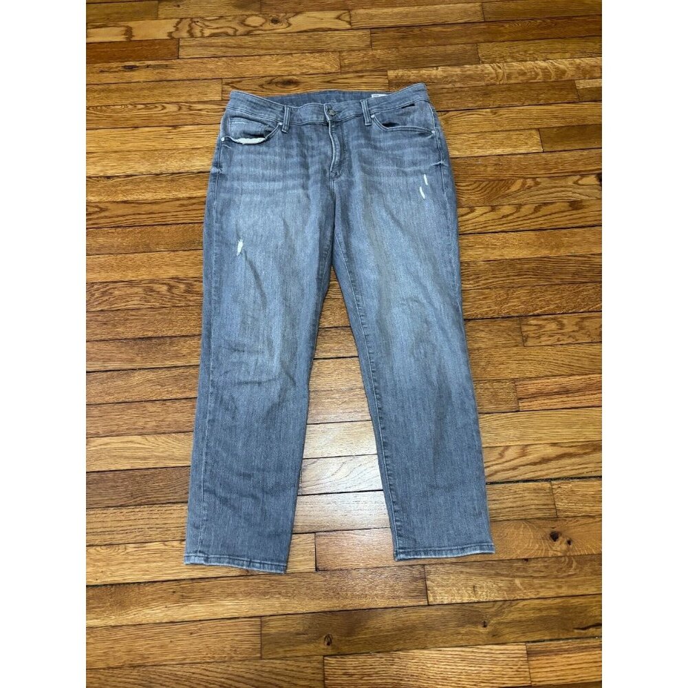 Mavi Womens Emma Slim Boyfriend Jeans Size 31p 31x26 Gray Stretch Denim Pants